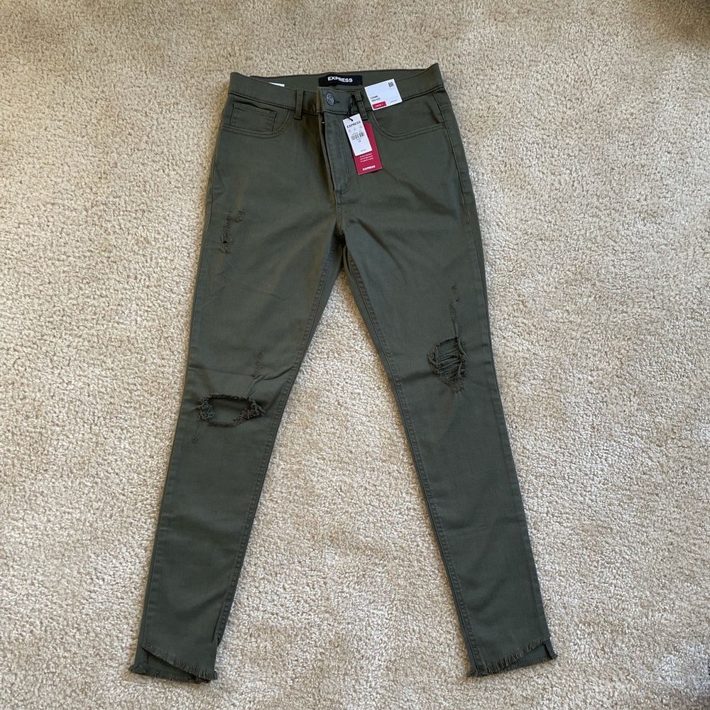 Express Legging ~ High Rise ~ Distressed ~ Supersoft Stretch